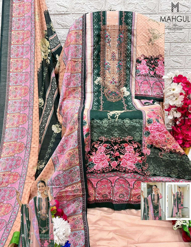 Mahgul Sitara Vol 1 Lawn Cotton Printed Embroidery Work Salwar Suit