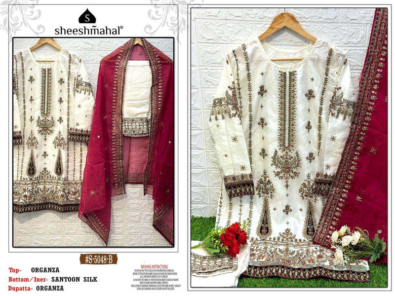 Sheeshmahal 5048 Designer Heavy Work Readymade Pakistani Pret Collection