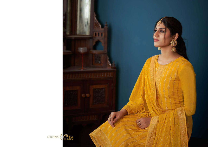 Sargam Groups Shehnai Vol 3 Viscose Dola Jacquard With Work Salwar Kameez
