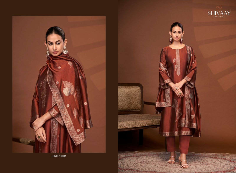 Shivaay Alfaaz Silk Jacquard Handwork Heavy Designer Salwar Suit