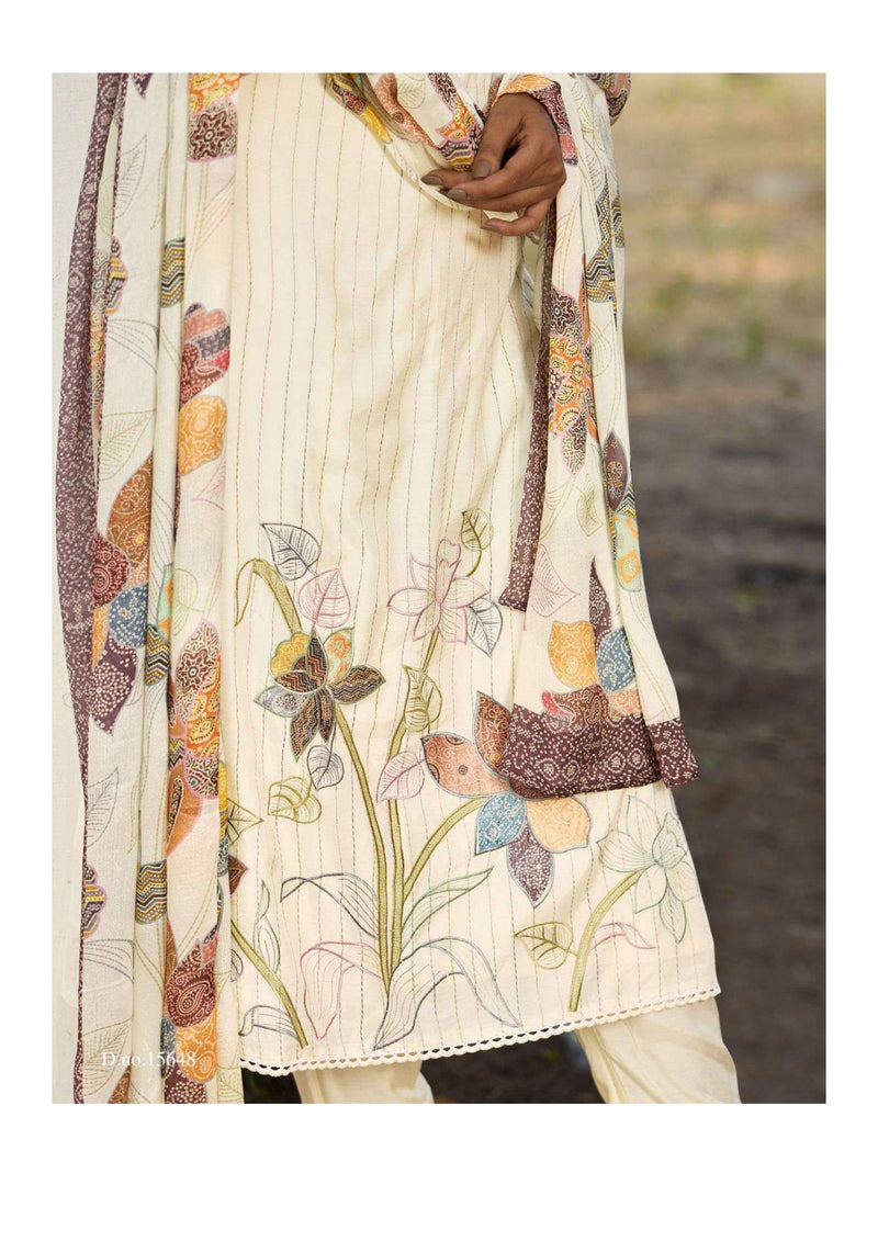 Shivaay Brinda Viscose Musline Digital Print Embroidery Work Salwar Suit
