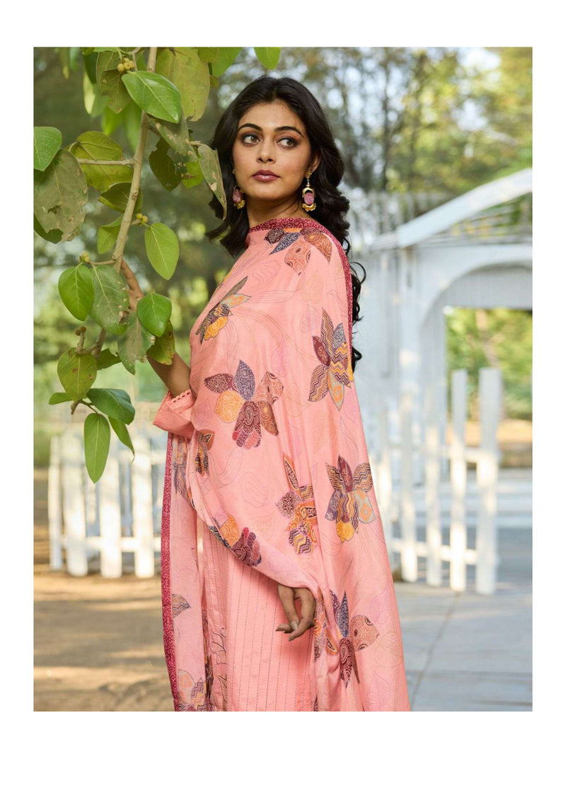 Shivaay Brinda Viscose Musline Digital Print Embroidery Work Salwar Suit