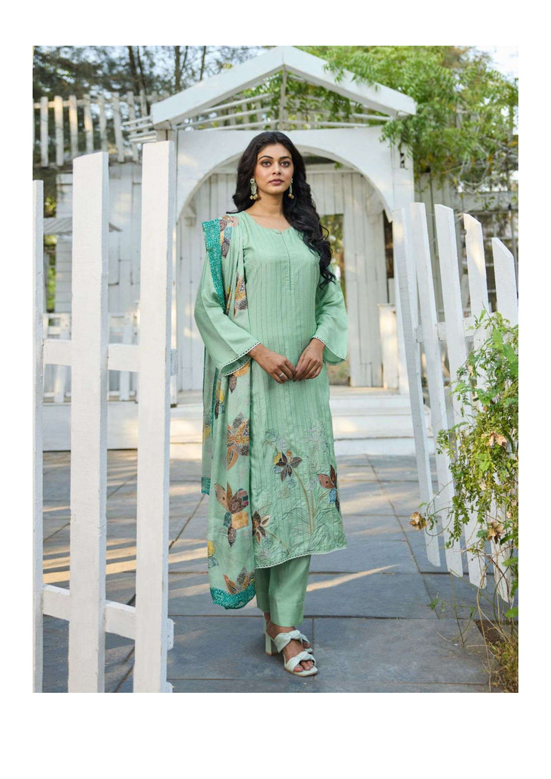 Shivaay Brinda Viscose Musline Digital Print Embroidery Work Salwar Suit