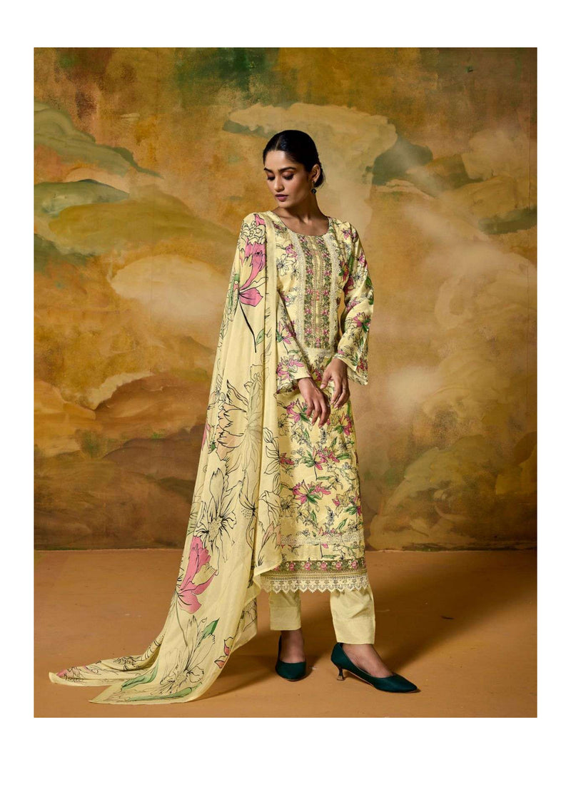 Shivaay Memories Viscose Musline Digital Print Embroidery Work Salwar Suit