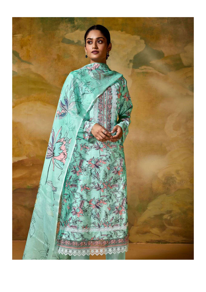 Shivaay Memories Viscose Musline Digital Print Embroidery Work Salwar Suit