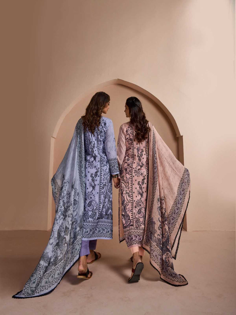 Shivay Shejlin Lawn Cotton Digital Print Handwork Salwar Suit For Festival Wear