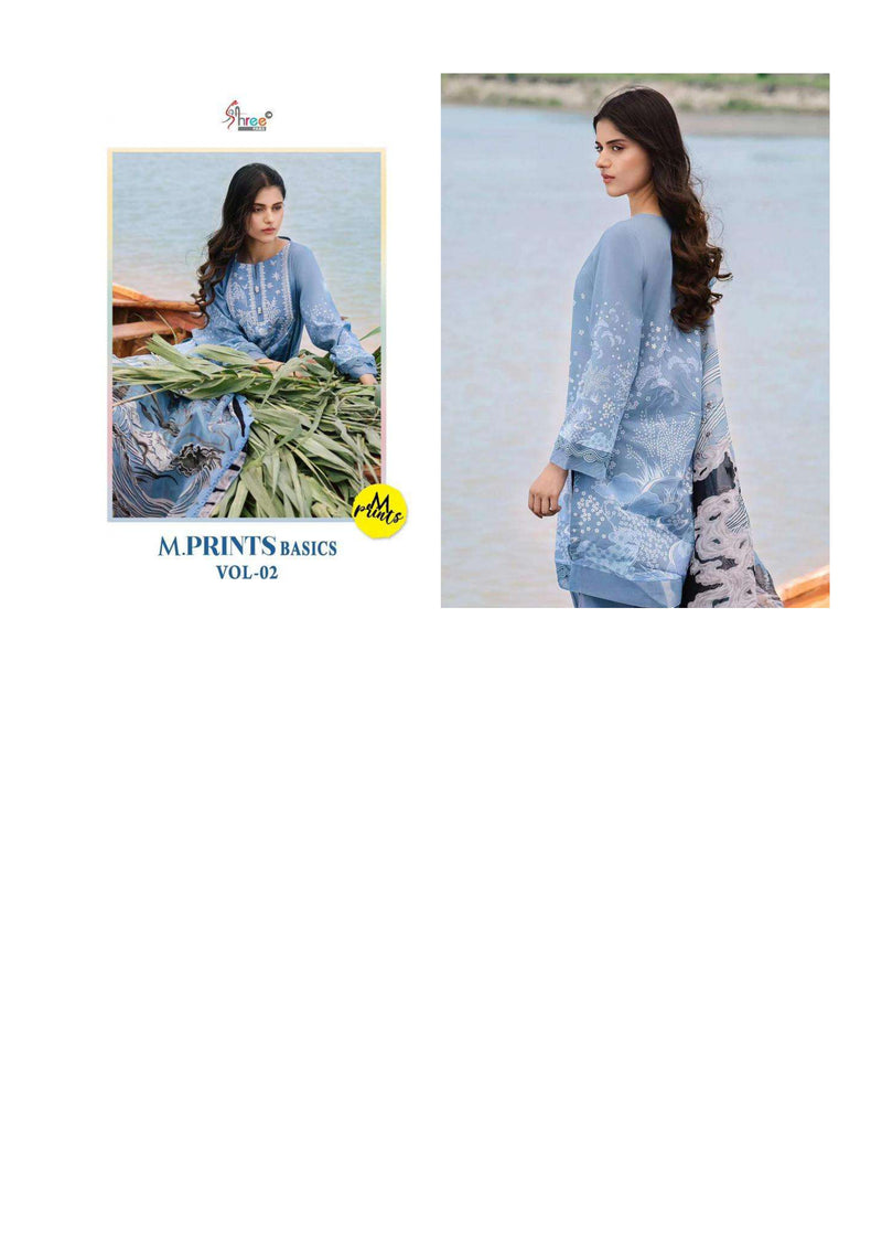 Shree Fabs M Prints Basics Vol 2 Cotton Print Embroidery Fancy Salwar Suit