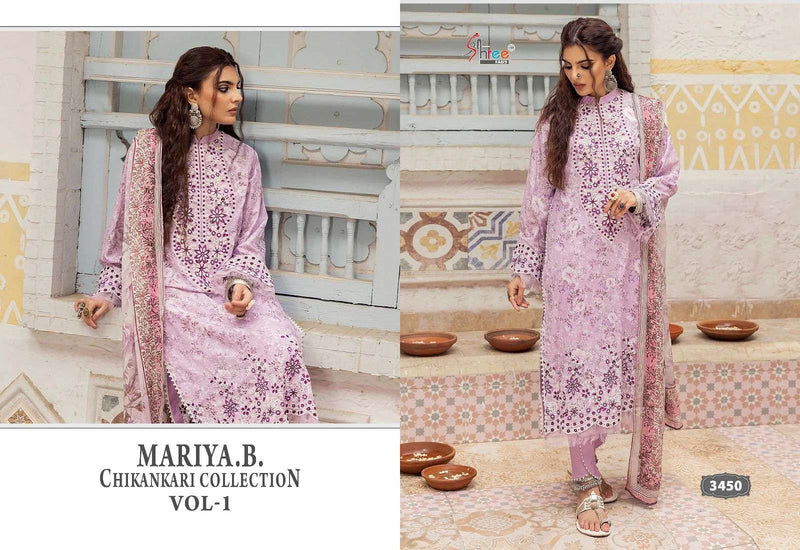Shree Fabs Mariya B Chikankari Collection Vol 1 Cotton Embrodery Fancy Suit