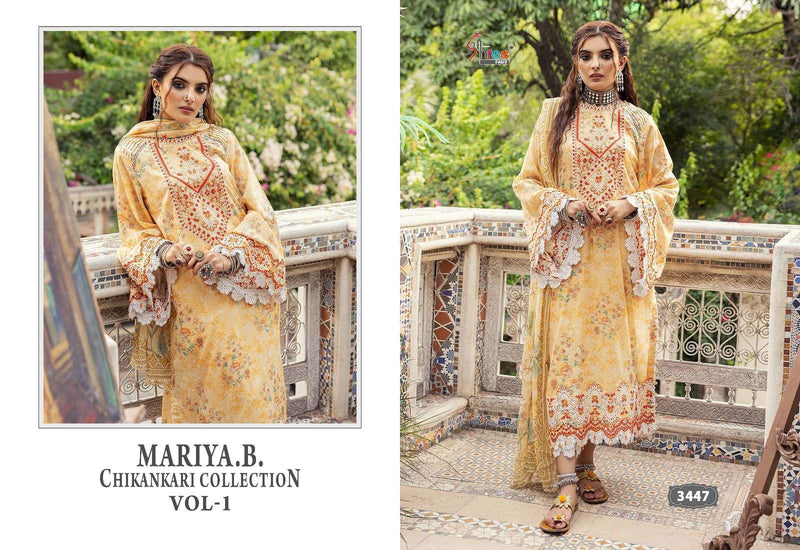 Shree Fabs Mariya B Chikankari Collection Vol 1 Cotton Embrodery Fancy Suit