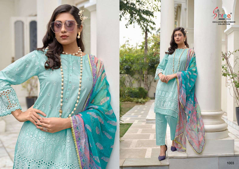 Shree Fab Mariya B Exclusive Readymade Collection Lawn Cotton Designer Kurti Combo Set