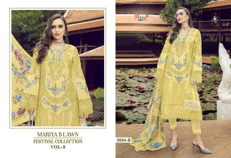 Shree Fab Mariya B Lawn Festival Collection Vol 8 Lawn Cotton Festival Wear Suit