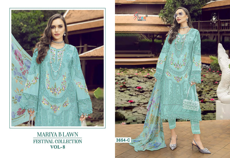 Shree Fab Mariya B Lawn Festival Collection Vol 8 Lawn Cotton Festival Wear Suit
