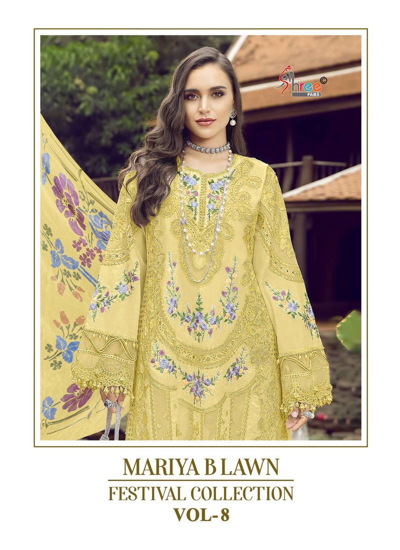 Shree Fab Mariya B Lawn Festival Collection Vol 8 Lawn Cotton Festival Wear Suit
