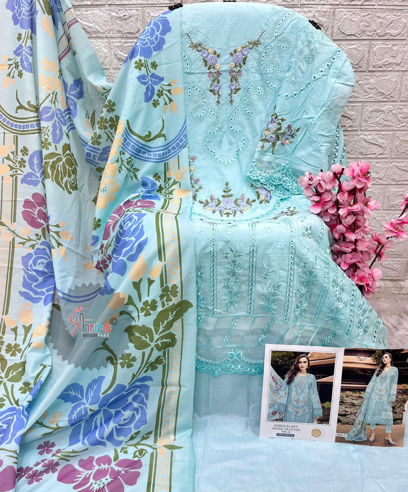 Shree Fab Mariya B Lawn Festival Collection Vol 8 Lawn Cotton Festival Wear Suit