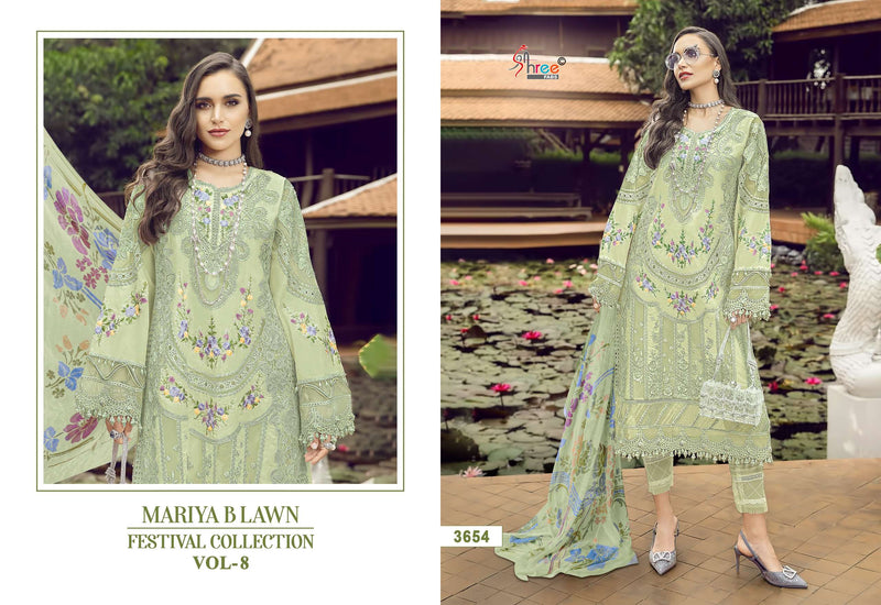 Shree Fab Mariya B Lawn Festival Collection Vol 8 Lawn Cotton Festival Wear Suit