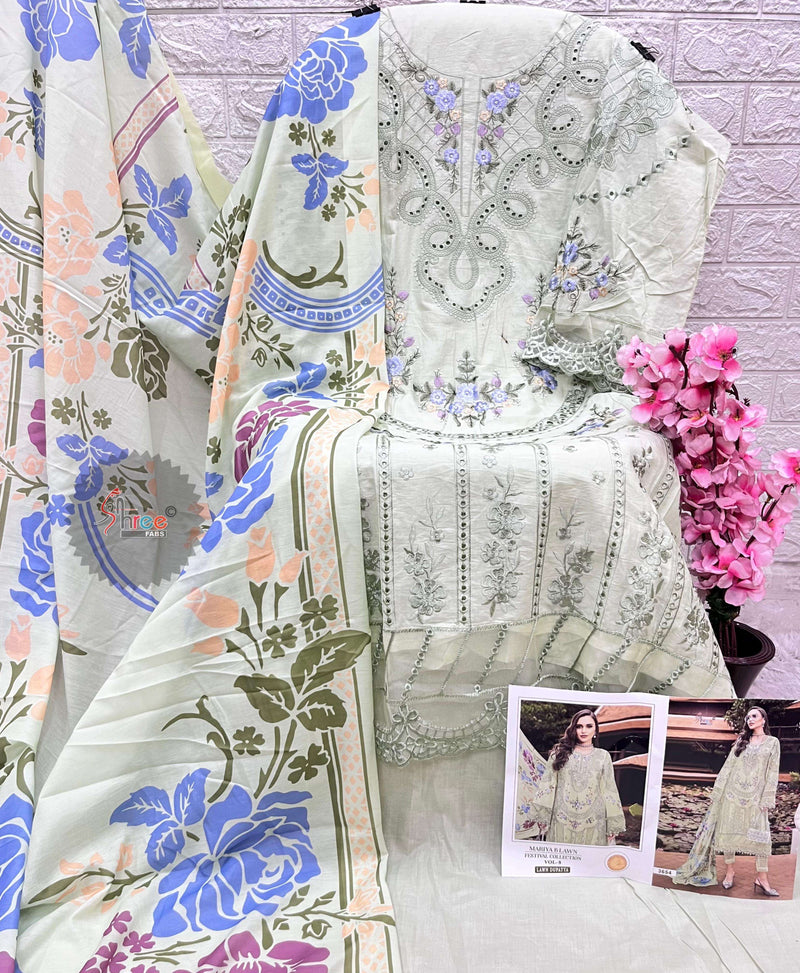 Shree Fab Mariya B Lawn Festival Collection Vol 8 Lawn Cotton Festival Wear Suit
