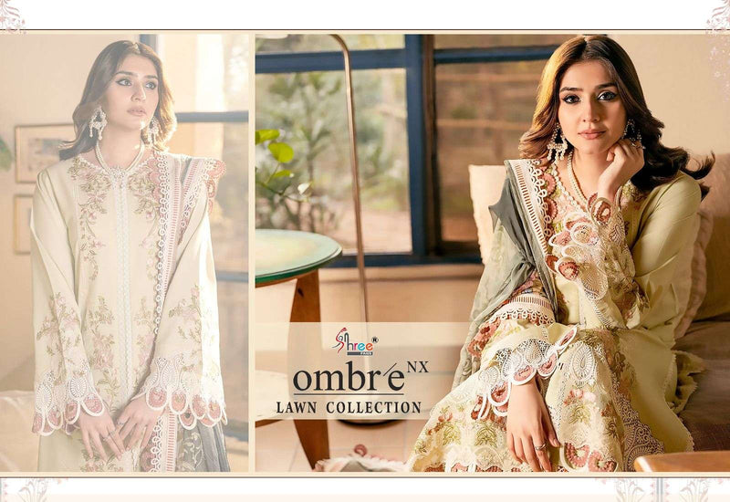 Shree Fabs Ombre Lawn Collection Nx Amazing Pakistani Salwar Kameez