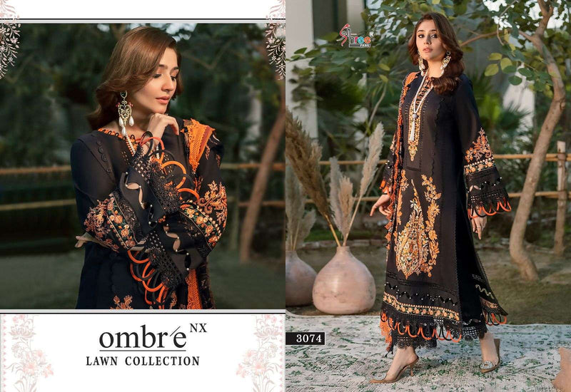 Shree Fabs Ombre Lawn Collection Nx Amazing Pakistani Salwar Kameez