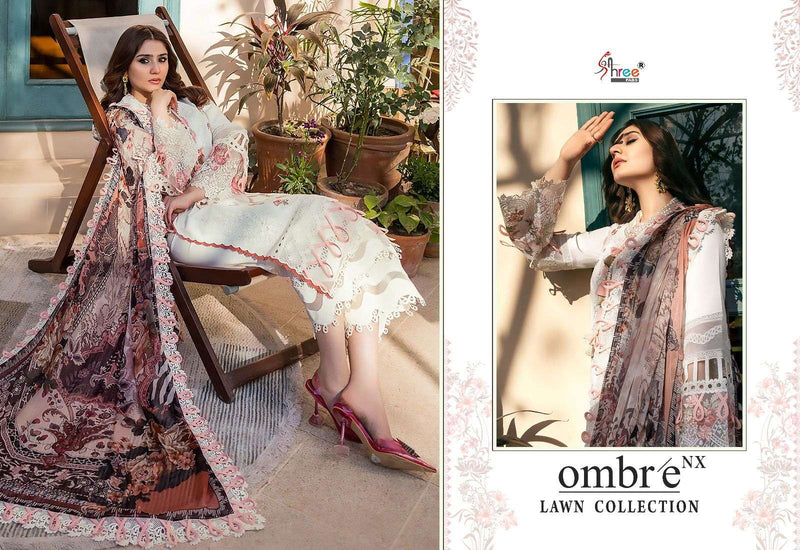 Shree Fabs Ombre Lawn Collection Nx Amazing Pakistani Salwar Kameez