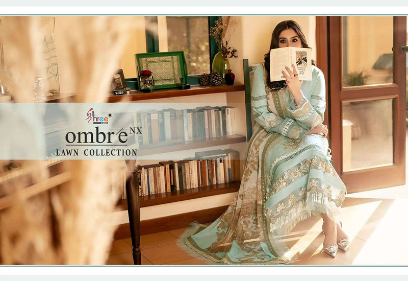 Shree Fabs Ombre Lawn Collection Nx Amazing Pakistani Salwar Kameez