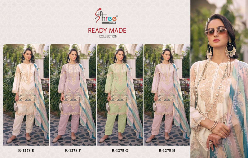Shree Fabs R 1278 Cambric Cotton Digital Printed Fancy Designer Pakistani Pret Kurti