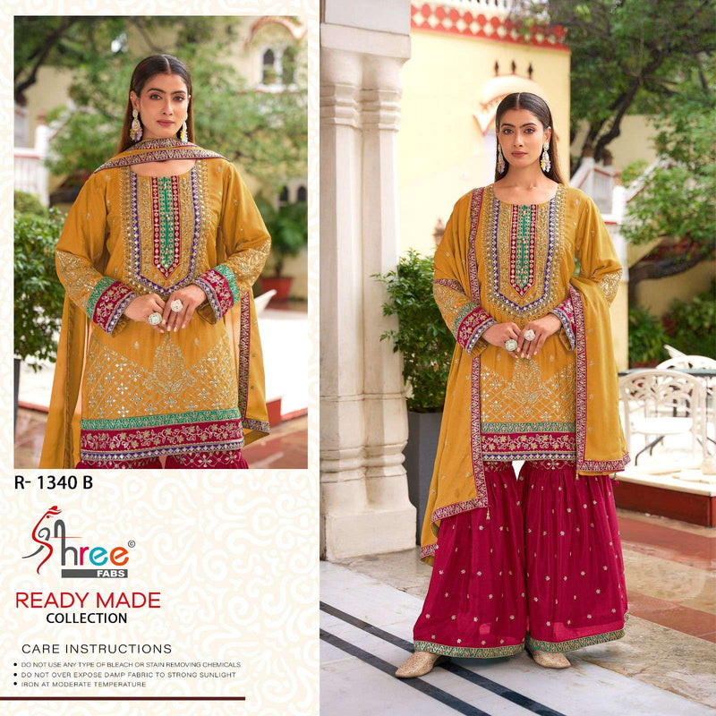 Shree Fabs R 1340 Viscose Wedding Wear Sharara Suit Collection