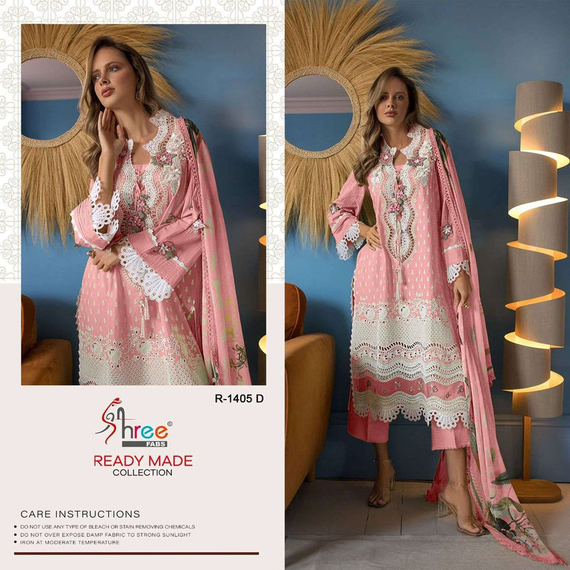 Shree Fab R 1405 Cambric Cotton Kashmiri Work Designer Party Wear Suit