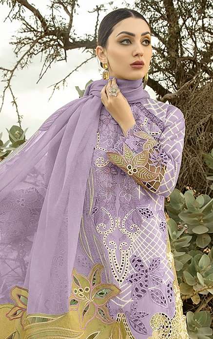Shree Fab Rang Rasiya Color Edition 24 Vol 2 Lawn Cotton With Heavy Embrodery Salwar Suit