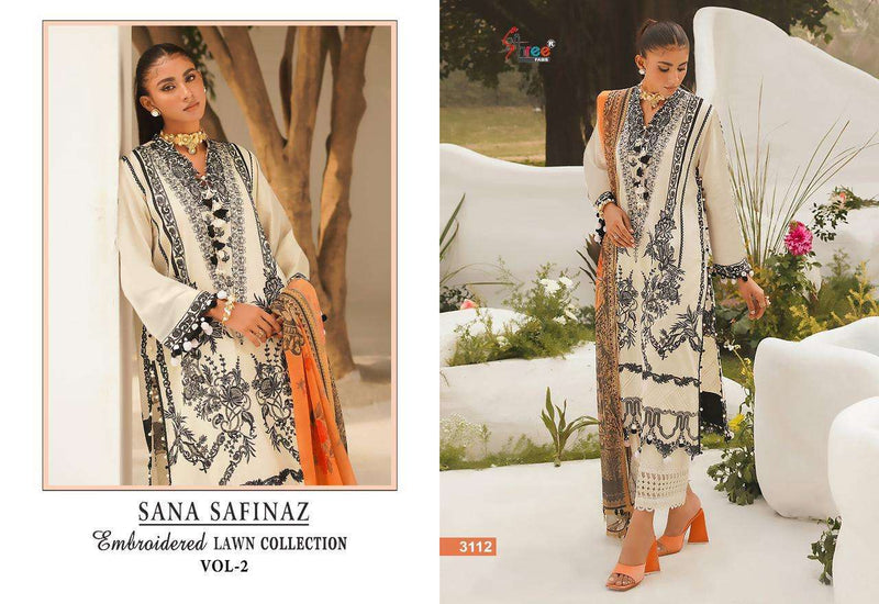 Shree Fabs Sana Safinaz Embroidered Lawn Collection Vol 2 Designer Pakistani Suit