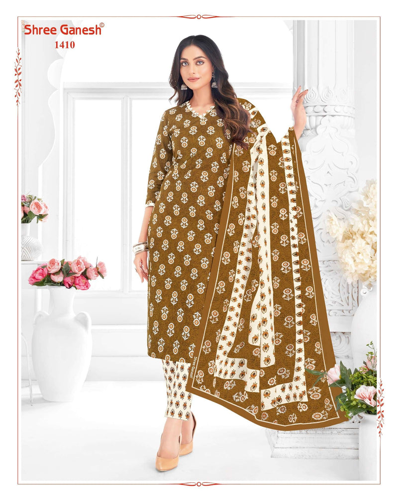 Shree Ganesh Vaani Vol 4 Cotton Printed Dailywear Unstiched Salwar Suit