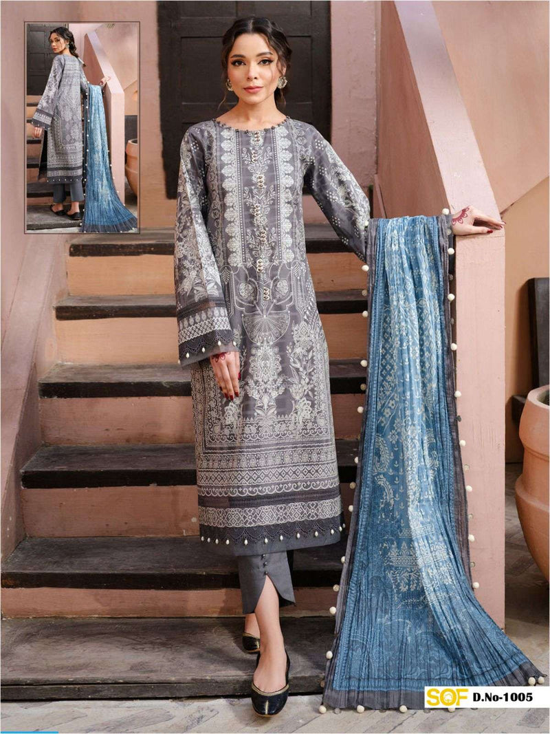 Shree Om Fab Aliya B Nx Lawn Cotton Beautiful Design Daily Wear Salwar Kameez