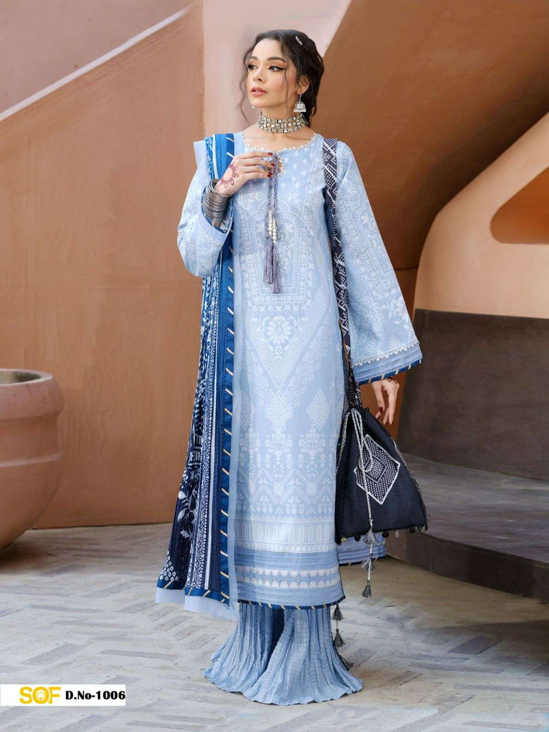 Shree Om Fab Aliya B Nx Lawn Cotton Beautiful Design Daily Wear Salwar Kameez