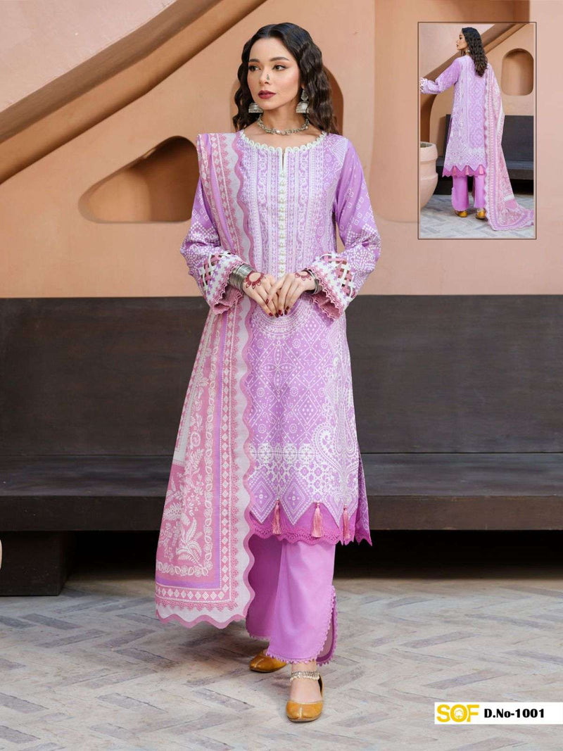 Shree Om Fab Aliya B Nx Lawn Cotton Beautiful Design Daily Wear Salwar Kameez