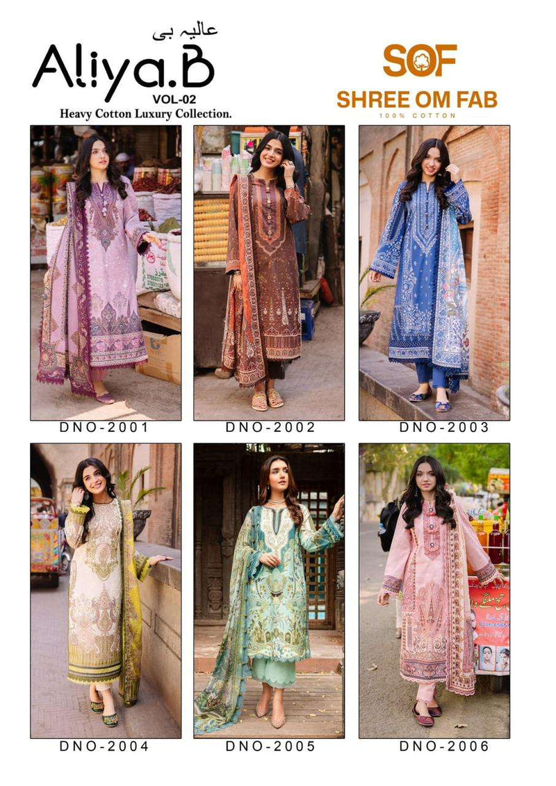 Shree Om Aliya B Vol 2 Cotton Unstitched Digital Print Daily Wear Salwar Suit