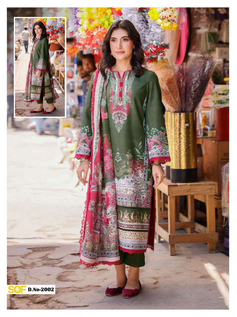 Shree Om Fab Ayra B Rang Rasiya Vol 2 Lawn Cotton Daily Wear Salwar Suit