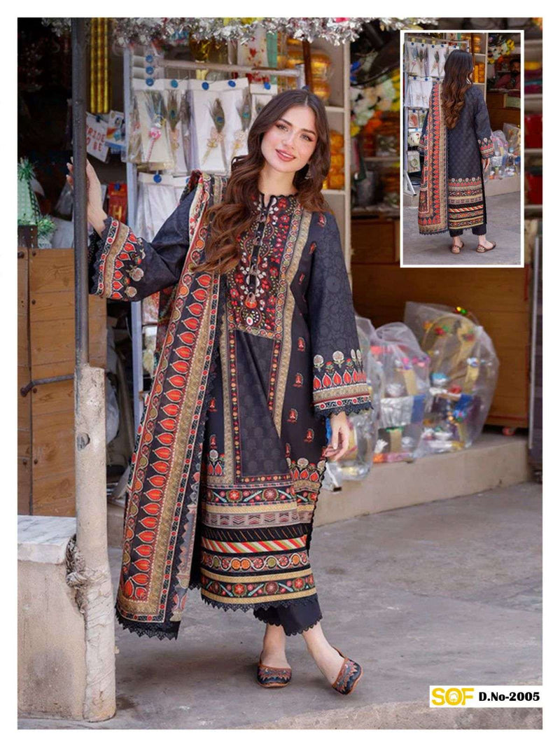 Shree Om Fab Ayra B Rang Rasiya Vol 2 Lawn Cotton Daily Wear Salwar Suit