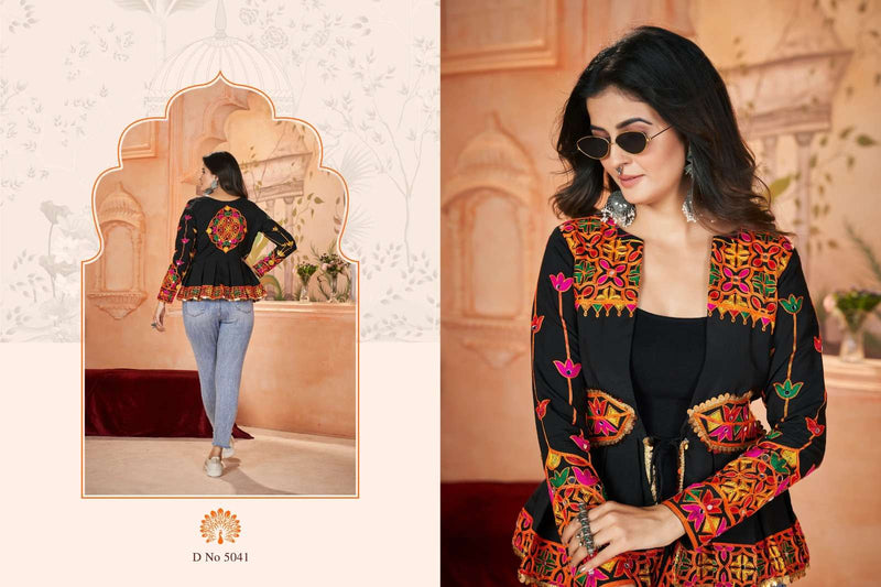 Shubhkala Flory Vol 48 Silk Embroidered Work Navratri Festiv Wear Kediya