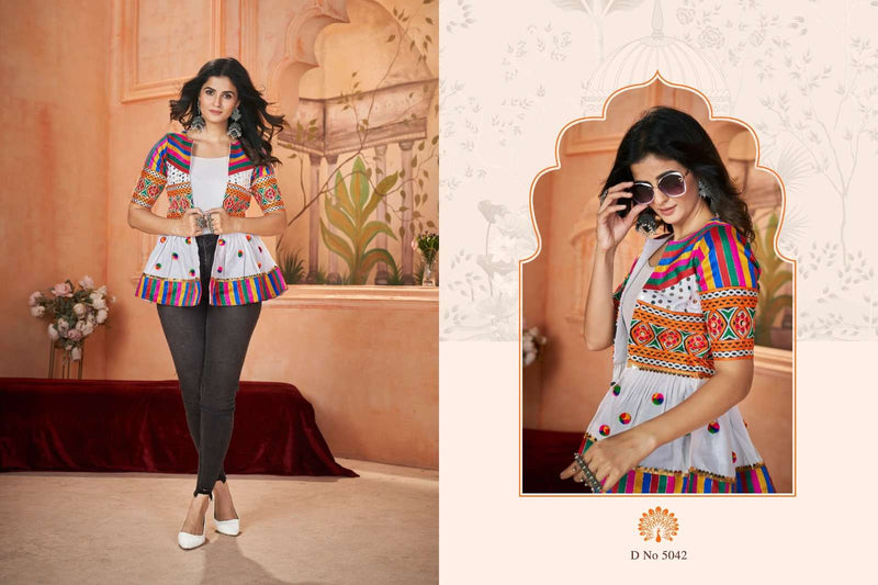Shubhkala Flory Vol 48 Silk Embroidered Work Navratri Festiv Wear Kediya