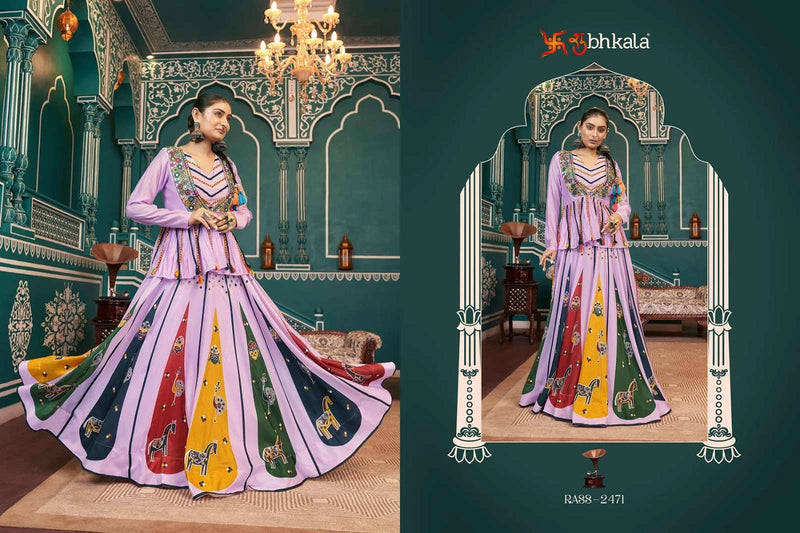 Shubhkala Raas Vol 18 Silk Navratri Festiv Wear Lehenga Choli Collection