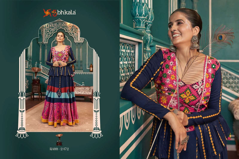 Shubhkala Raas Vol 18 Silk Navratri Festiv Wear Lehenga Choli Collection