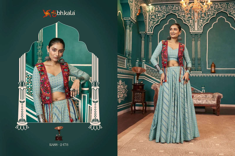 Shubhkala Raas Vol 18 Silk Navratri Festiv Wear Lehenga Choli Collection