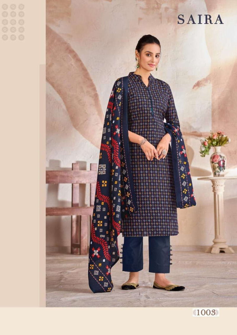 Skt Suits Saira Cambric Cotton Digital Printed Unstitched Dailywear Salwar Suit