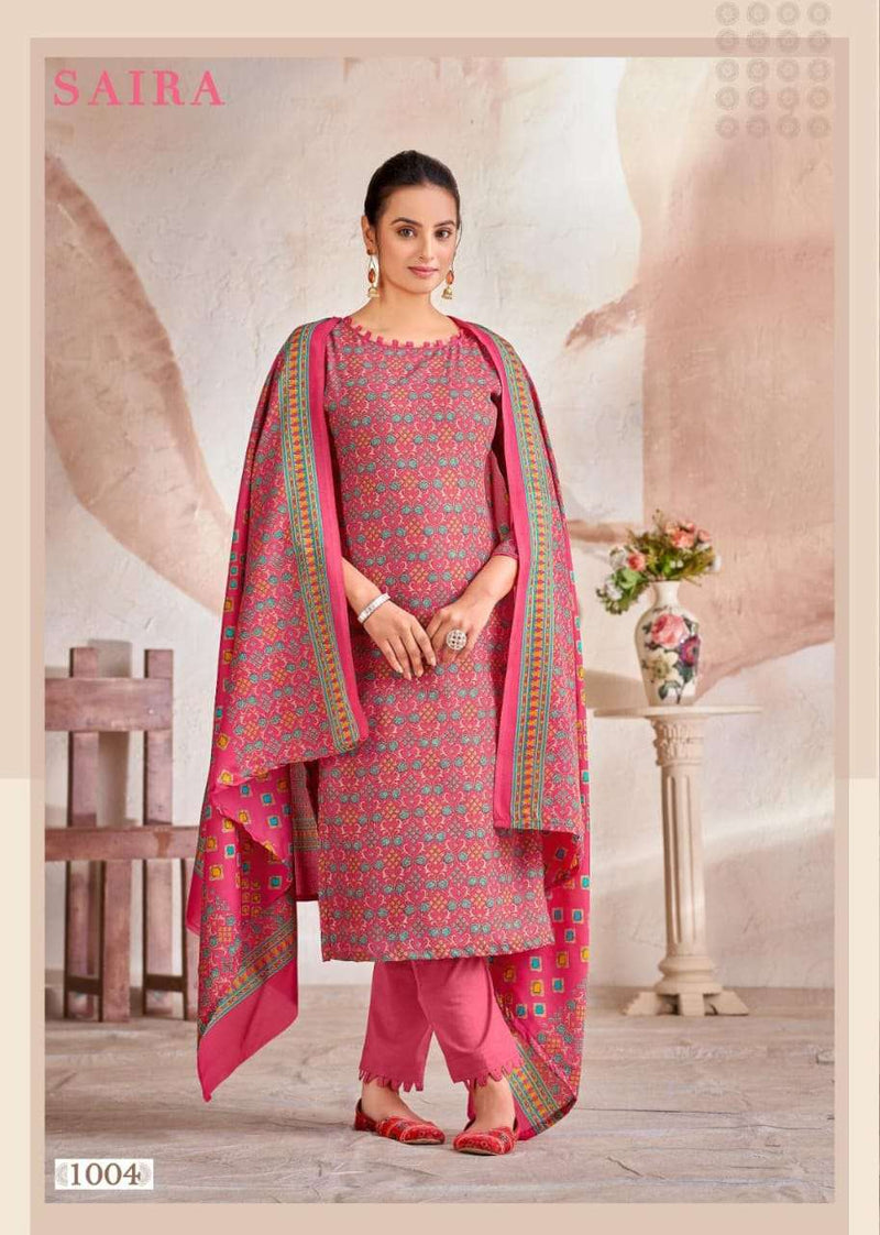Skt Suits Saira Cambric Cotton Digital Printed Unstitched Dailywear Salwar Suit