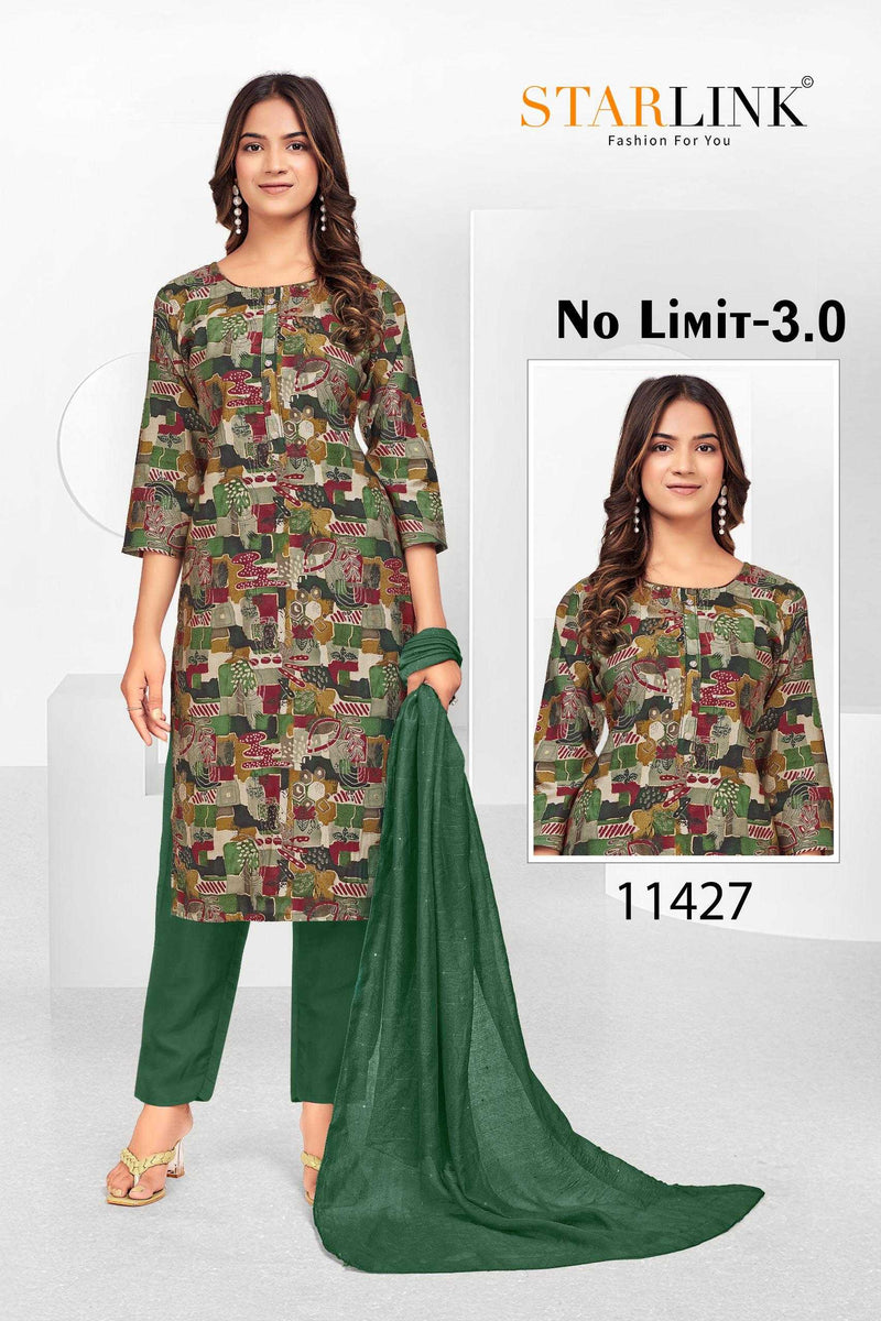 Starlink 11401 To 11430 Modal Print Casual Wear Kurti Pant Dupatta Set