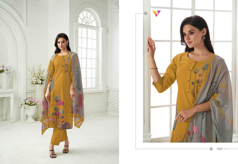 Viradi Fashion Summer Vol 19 Cotton Digital Print With Khatli Work Designer Kurti Set