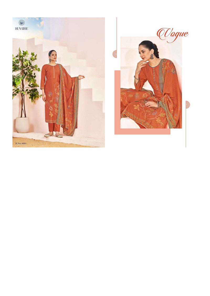 Sunrise Sakshi Silk Vol 4 Modal Silk Foil Embroidery Work Stylish Salwar Kameez