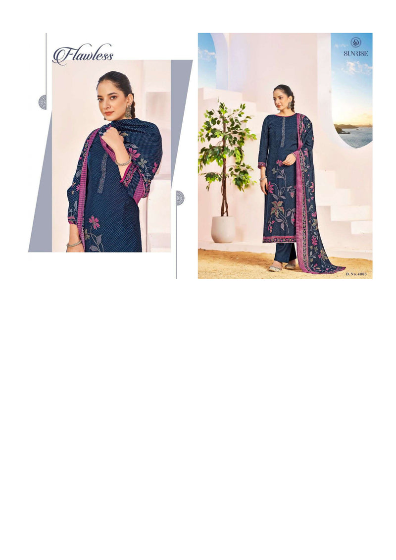 Sunrise Sakshi Silk Vol 4 Modal Silk Foil Embroidery Work Stylish Salwar Kameez