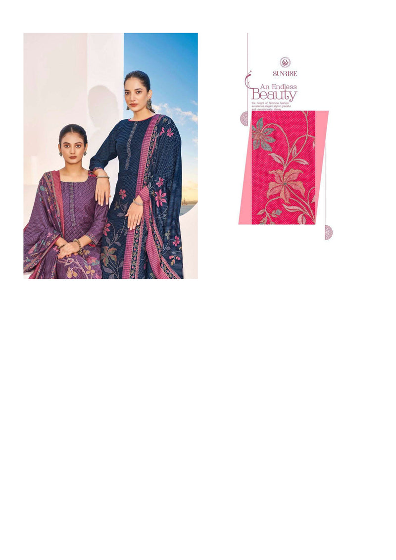 Sunrise Sakshi Silk Vol 4 Modal Silk Foil Embroidery Work Stylish Salwar Kameez