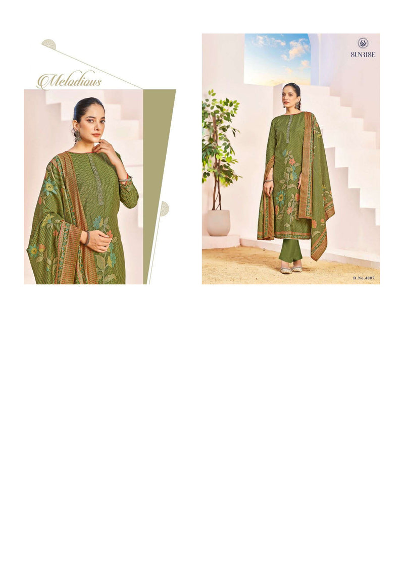 Sunrise Sakshi Silk Vol 4 Modal Silk Foil Embroidery Work Stylish Salwar Kameez