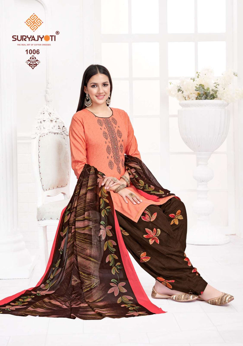 Suryajyoti Garima Vol 1 Adorable Fancy Work Salwar Kameez